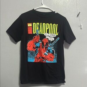 Marvel Black Cotton T-Shirt